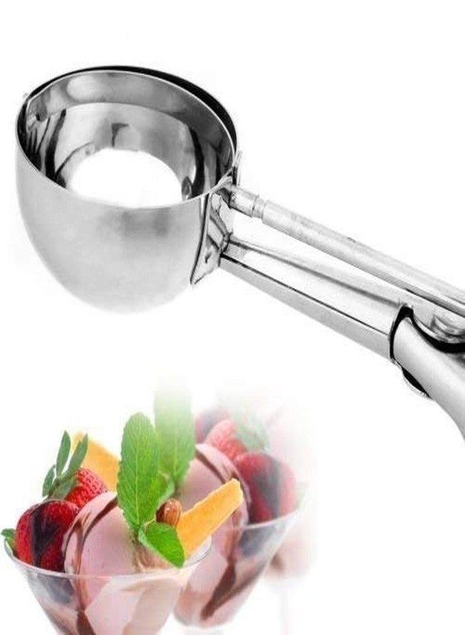 Flipco Stainless Steel Ice Cream Scoop, Professional Cookie Scooper Trigger with Comfortable Handle for Making Balls of Ice Cream, Cupcake, Muffin, Meat, Potato - Image 3
